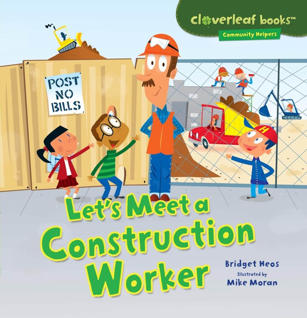 Lets meet a construction worker book cover